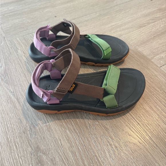 Teva Green, Brown, and Purple Strappy Sandals - Picture 2 of 5